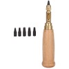6 Piece Adjustable Japanese Screw Hole Punch Bookbinding Tool, Paper
