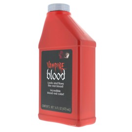 Vampire Blood 16 Fl Oz, Realistic Blood-Red Gel for Fake Cuts & Special Effects