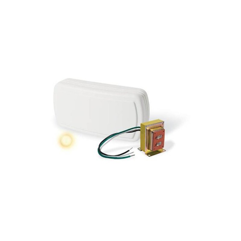 Broan-NuTone BK144LCL Doorbell Kit, Round Lighted Pushbutton for Home, 13.32"