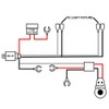 YUNPICAR Universal Fog Lamp Wiring Relay Harness Rocker Switch 12V/40A