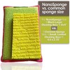 Nano Sponge Cleaning Sponges. Supersized Everyday Heavy Duty Household Kitchen