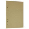 Zelten 1 Pack A5 45 Sheets/90 Pages Kraft Loose Leaf