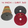 STADEA Premium Grade Wet 4" Diamond Polishing Pads Set +
