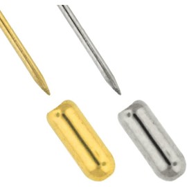 25 Pack - PinMart's Tie Pin Backing Lapel Stick Pin End Cap - Gold