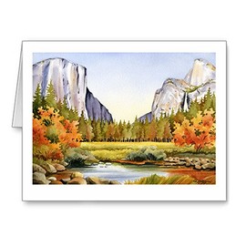 DJ Rogers Fine Art Yosemite In Fall - Set of 10 Note Cards With Envelopes