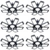 TOPAUBUB Garage Light 6 Pack 220W, 22000LM LED Lights for