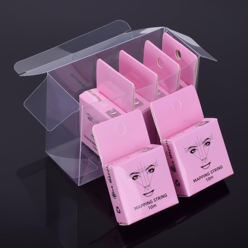 ATOMUS Eyebrow Mapping String, 6 Pieces Pre Dyed 10M Microblading