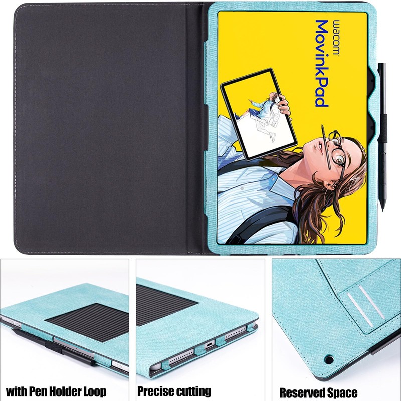 BOZHUORUI Case for Wacom MovinkPad 11 Tablet,Mint Green