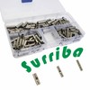 Surriba Butt Connectors Uninsulated Set of 200 Butt-Connectors, Cable Crimp