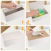 Tissue Box Tissue Dispenser Made of PU Leather, 25 x