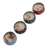 4Pcs Christmas Scented Candles Gifts Set Soy Wax Plant Oil