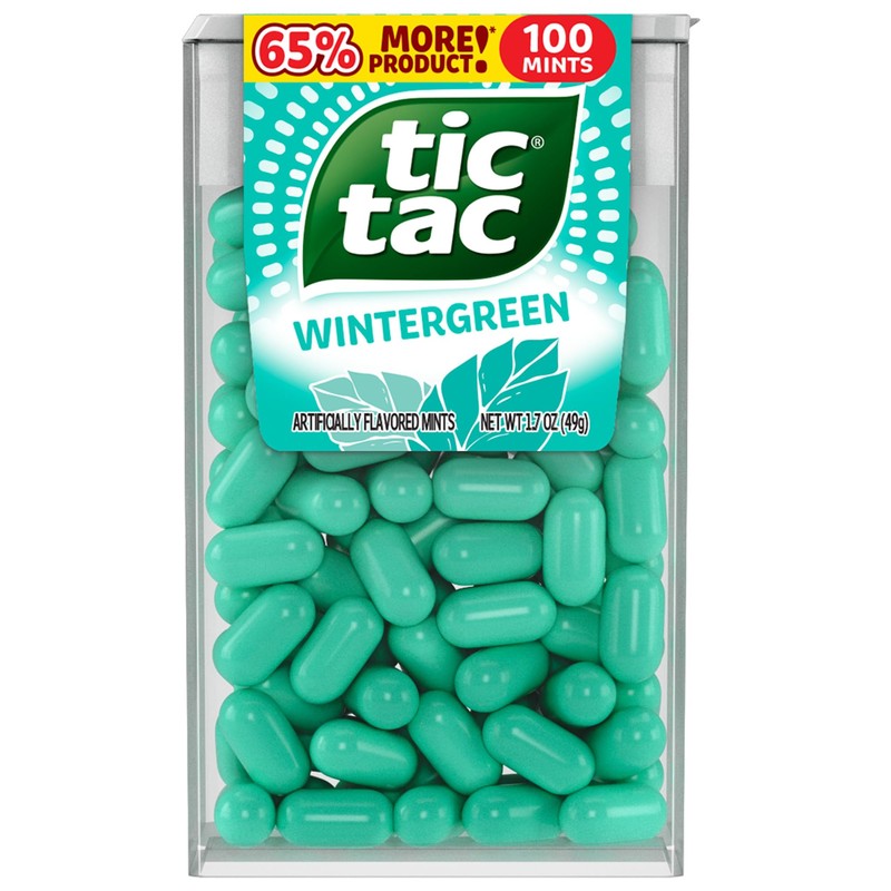 Tic Tac Wintergreen Breath Mints, Bulk 12 Pack, On-The-Go Refreshment,