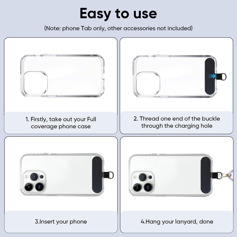 YSevenup mobile phone lanyard patch accessory;suitable for all full-coverage mobile