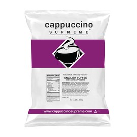 Cappuccino Supreme 2 lb bag English Toffee Instant Cappuccino Mix