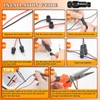 AHSELLUS 4 Pack Low Voltage LED Landscape Lights - 3W