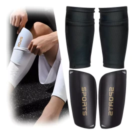 Alarconty Kit Espinilleras Con Porta Espinilleras Adulto+adolescente