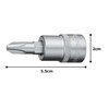 TONE Driver Bit Socket 3H-P3 Drive Angle 3/8" (+) No.