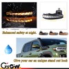 GSOWO LED Side Mirrors Sequential Dynamic Turn Signal Lights Indicator