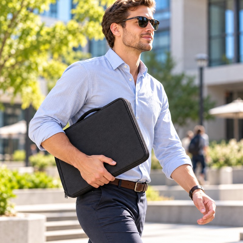 Foldable Laptop Sun Shade for Outdoor Work – Portable Privacy
