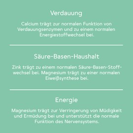 BitterLiebe® Plus Bitter Base Complex - Base Tablets Pack of 120 with Zinc for an Acid-Base Balance I Vegan Acid Tablets I Base Preparation