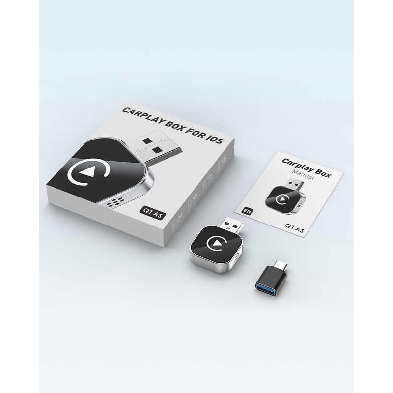 Wireless CarPlay Adapter & Android Auto Dongle 2-in-1 | Fast