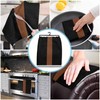 Kitchen Towels Set of 2 Brown Black Dish Towels and