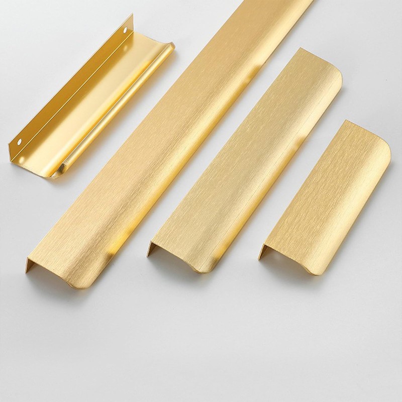 JNRFTY 10 Pack Cabinet Pulls Hidden Drawer Pulls Handle Aluminum