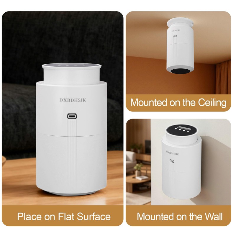Bluetooth Waterless Diffuser, Smart Home Essential Oil Diffuser, Fragrance Coverage