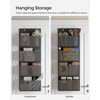 SONGMICS Over-Door Storage Organiser, Hanging Storage with 4 Compartments, Wardrobe