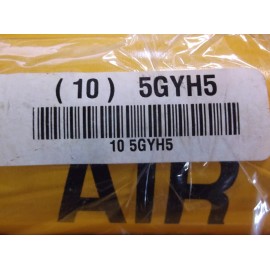 Brady New 4003-D Pipe Marker, Air, Yellow, 4 to 6 In (F42F)