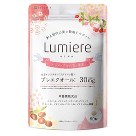 ルミエル プレエクオール サプリメント 大豆イソフラボン 和漢 マルチビタミン 女性のゆらぎ 30日分 (1)