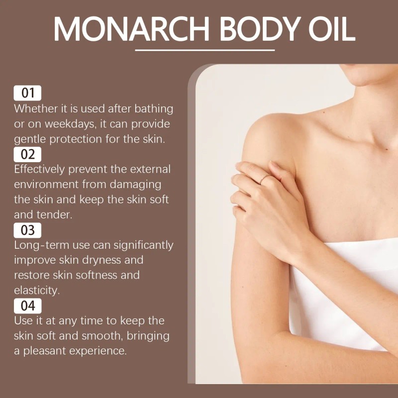 Ou Aceite Corporal Humectante E Hidratante Monarch Body Oil