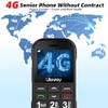 Usteetic 4G Unlocked Senior Mobile Phones, Charging Station, Black