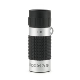 Kenko Monocular CERES-M 7×18 7x Magnification 18 Aperture Compact Design Weighing 35g Includes Case and Strap Silver CRM01