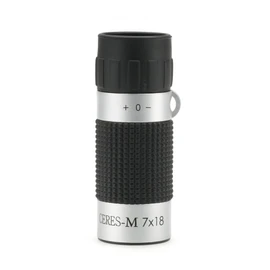 Kenko Monocular CERES-M 7×18 7x Magnification 18 Aperture Compact Design Weighing 35g Includes Case and Strap Silver CRM01