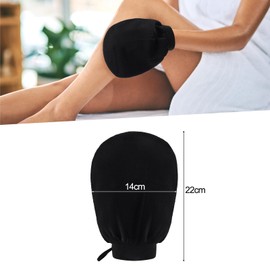 Cluoling Akasuri Gloves, Bath Gloves, Scrubbing Gloves, Body Wash Gloves, Bath Gloves, Exfoliating, Smooth Skin, Bath Products, Unisex, Reusable (Orange + Black)