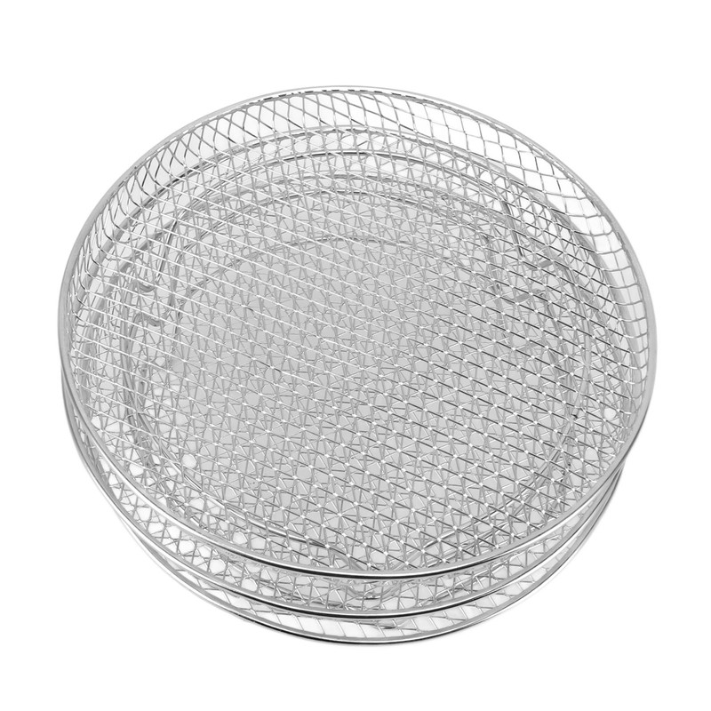 3PCS Fryer Rack Set 304 Stainless Steel Stackable Multi Layer
