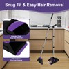 Broom with Dustpan Combo Set and Silicone Air Broom Kit,