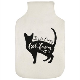 'Crazy Cat Lover' Hot Water Bottle Cover (HW00035992)