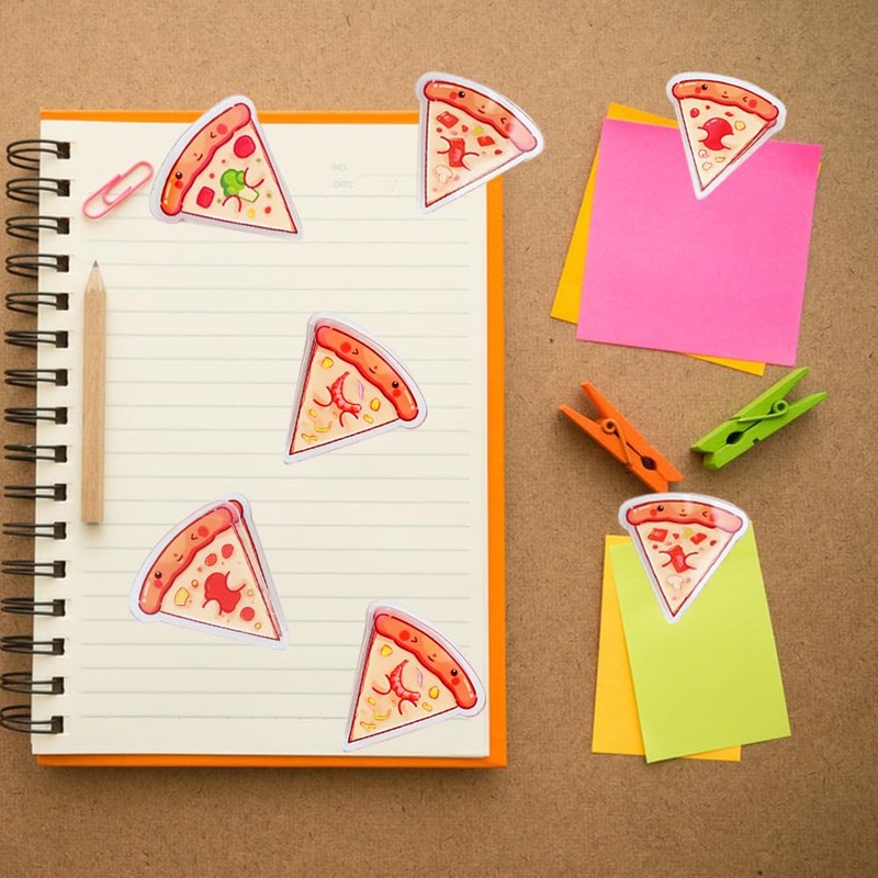12 PCS Pizza Shaped Chip Clips for Food Storage, Funny