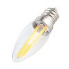 10Pcs E12 Long Filament Small LED Light Bulbs Dimmable Lamp