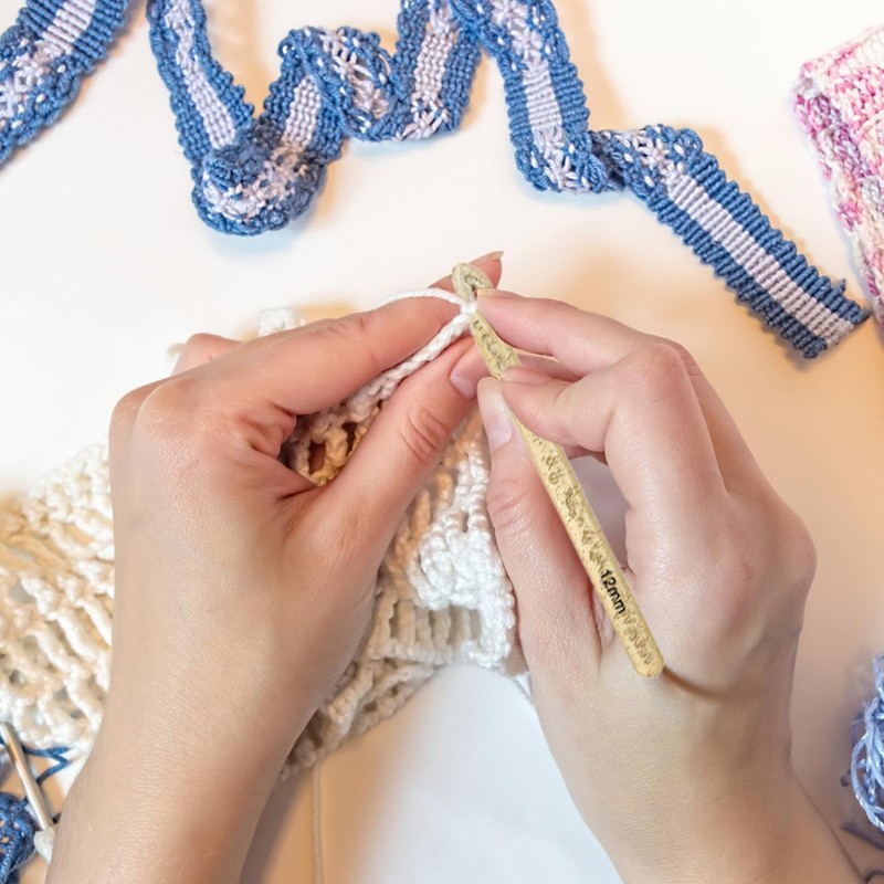 Crochet Needles for Yarn,Ergonomic Crochet Hook Kit | Multifunctional Knitting