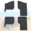 CUSAUTV Floor Mats Compatible with Polaris Ranger Crew XP 1000