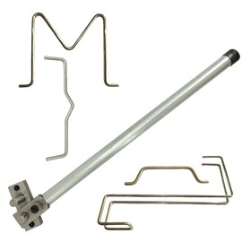 Rebar Bender;Metal Bending Machine;Metal Bending Tools for Steel.Manual Bending of Various Round and Flat Bars, Maximum Bending Angle 180 Degrees