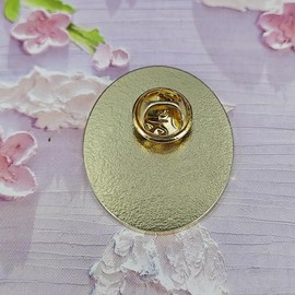 Ficsowy Be Fierce Powerful Brave Confident Strong Fearless Beautiful You Enamel Pin, Feminist Girl Power Motivational Jewelry Brooch, Medium, Zinc, no gemstone