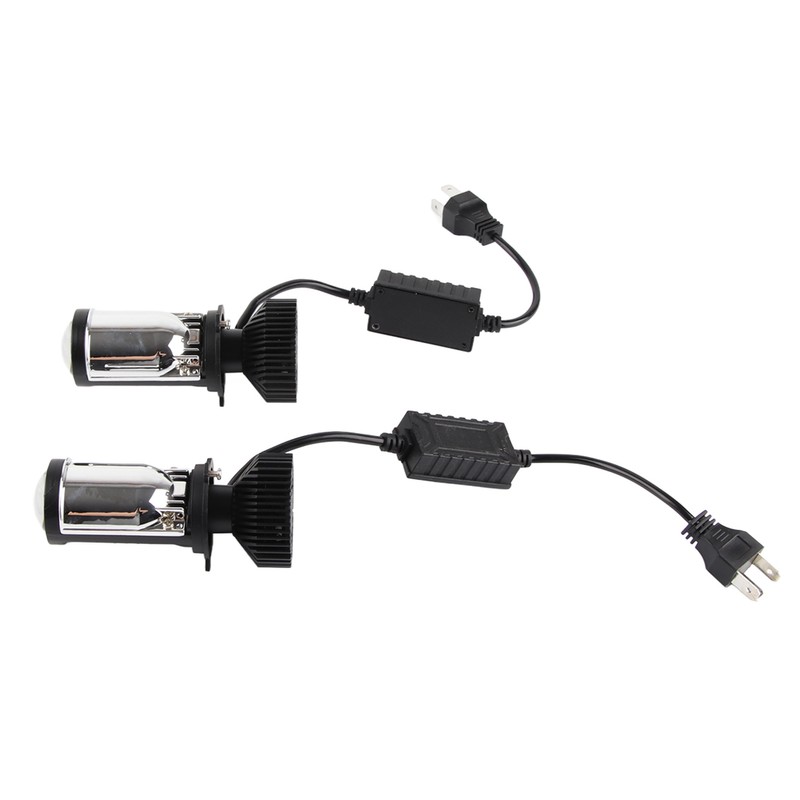 H4 Headlights Bulb Waterproof Aluminum LED Headlights Replacement for Automobile