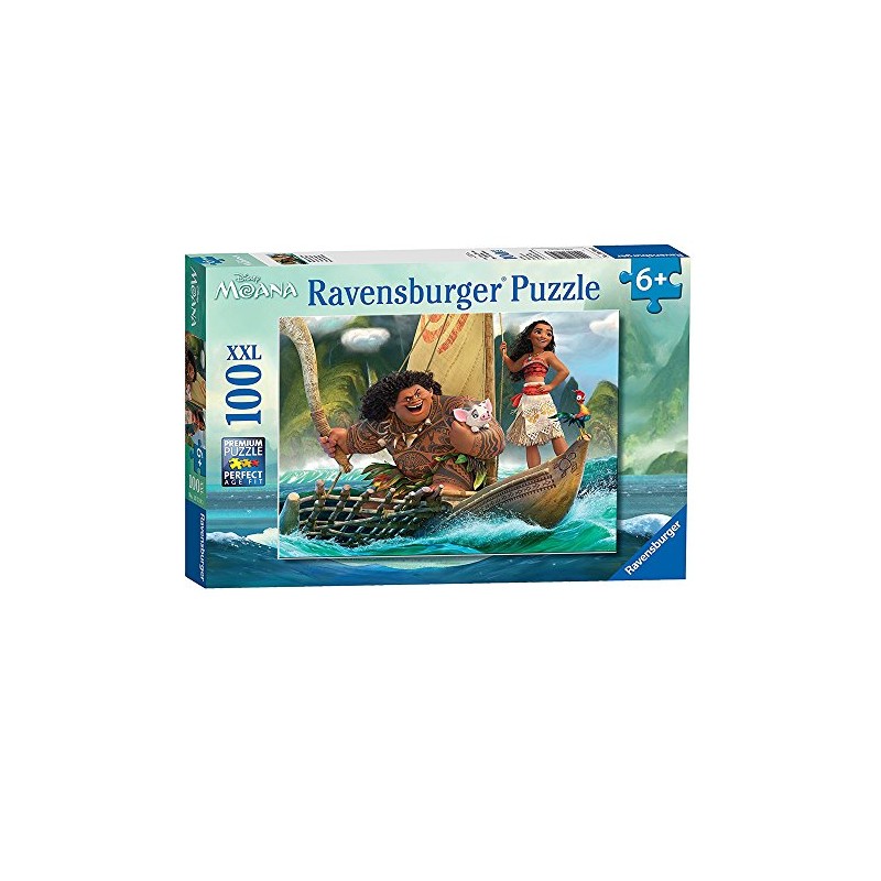 Ravensburger, Rompecabezas Moana y Maui, 100 Piezas