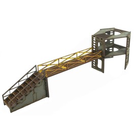 War World Gaming Industry of War Schlachtfeld Kit 4 Vorbemalt - 28mm Sci-Fi Industriell Tabletop Wargame Gelände Modellbau Diorama Schlachtfeld Wargaming RPG