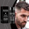 2 piezas Polvo para peinar el cabello para hombres, textura