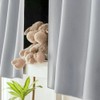 Gxi Grey Blackout Bottom Bunk Bed Curtain Privacy Canopy Single